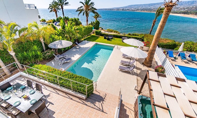 Kissonerga Villa | Villa Aqua Blu by Ezoria Villas