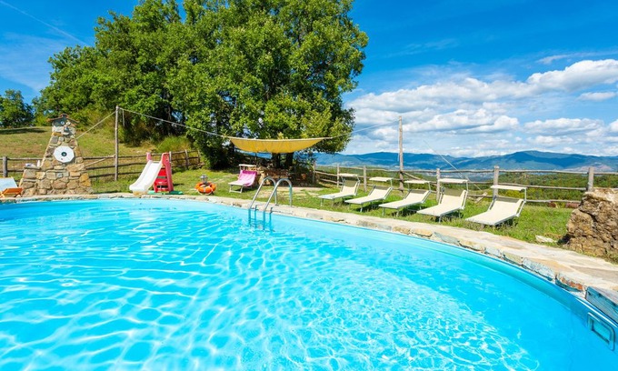 Ortignano Raggiolo Villa | Villa Bellavista: Large Private Pool, WiFi