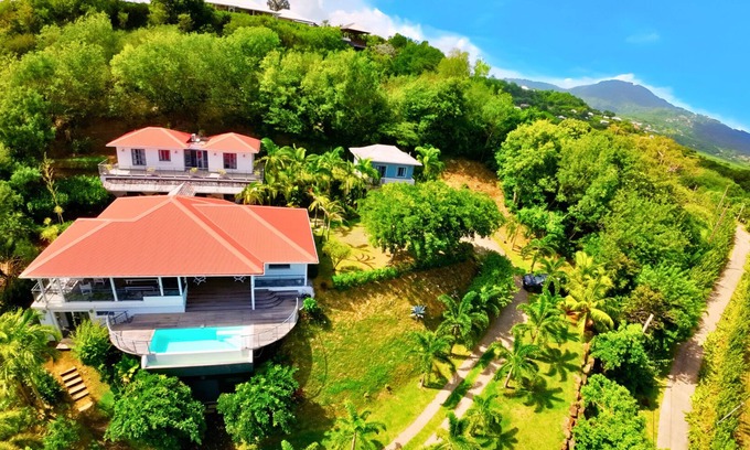 Le Francois Villa | Villa Big Blue, panoramic sea view and pool -5 rooms -Wifi performance