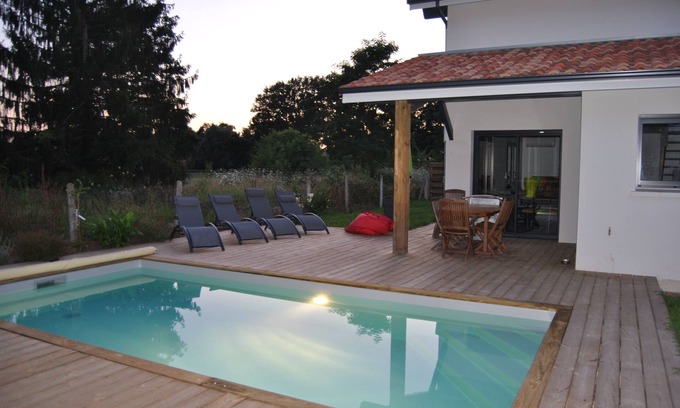Tosse House | Villa Canelle with heated pool near Hossegor