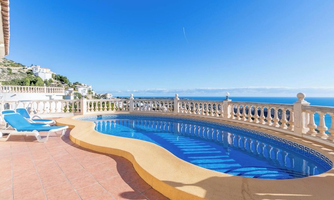 Cumbre del Sol Villa | Villa "Casa Anita" with Mountain View, Pool, Wi-Fi, Terrace & Garden