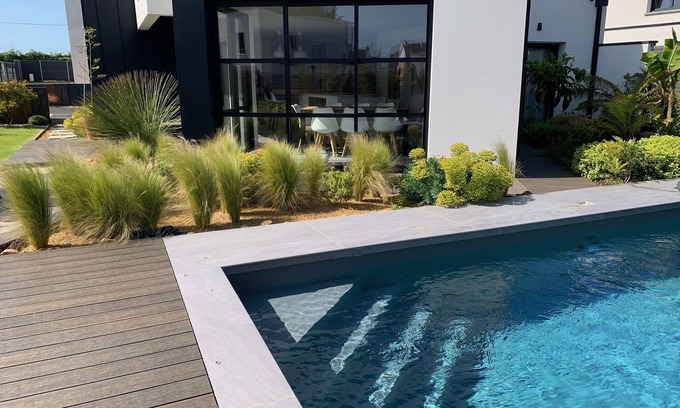 Plerin Villa | Villa Coccolithes Bord de Mer, Piscine, Jacuzzi et Sauna