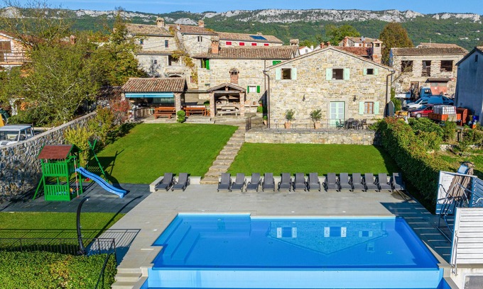 Buzet Villa | Villa Denis Village in Central Istria for 28 people pet friendly complex of 4 stone houses