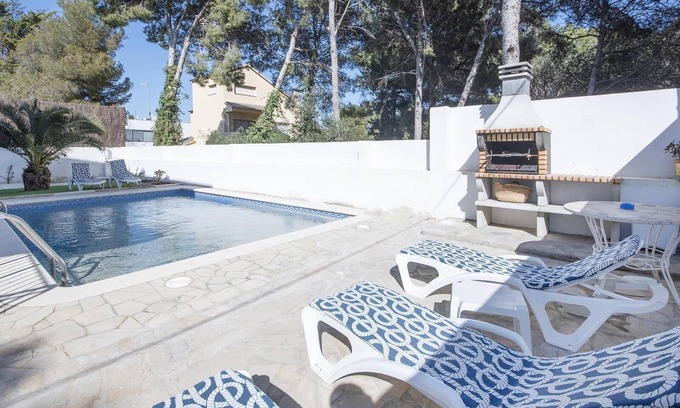 Torredembarra Villa | Villa Galera Lighthouseprivate Pool & BBQ