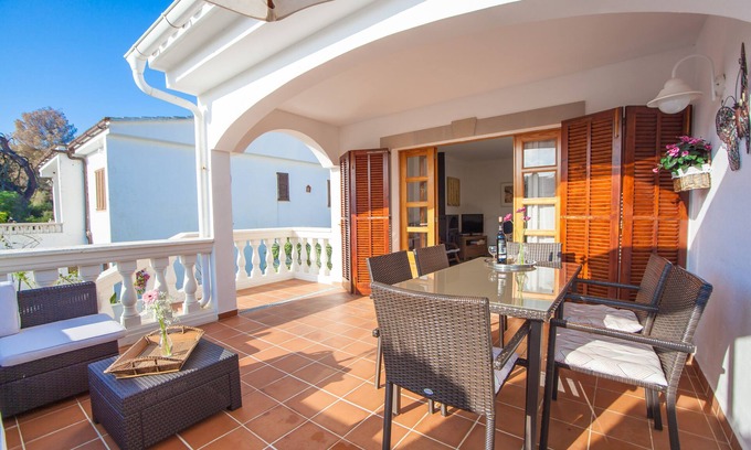 Son Serra de Marina House | VILLA GERMANOR - Chalet with private garden and free Wifi in Son Serra De Marina