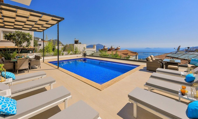 Kalkan Villa | Villa Greenwich stunning 4 bed villa in central yet peaceful location sea views