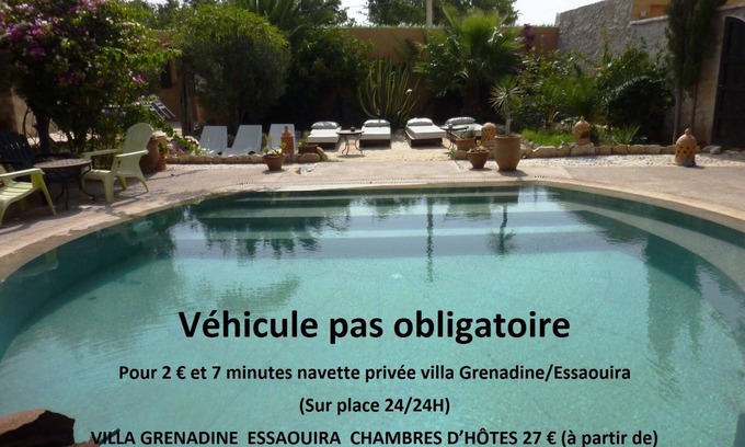 Essaouira House | Villa Grenadine 7 bedrooms 5 Bathrooms Breakfast included Swimming pool