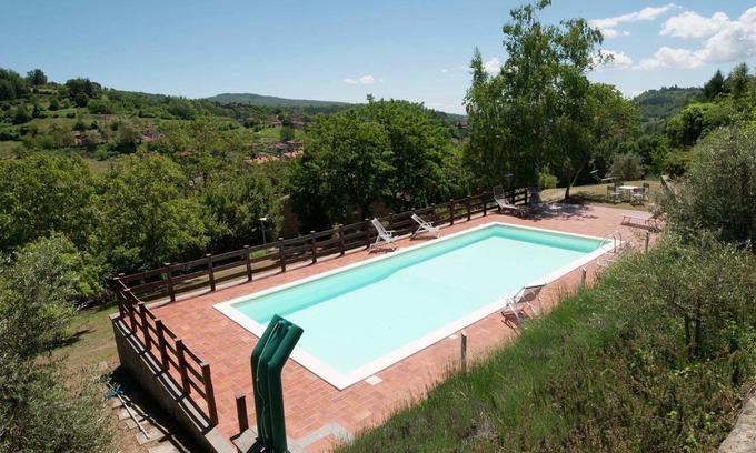 Porciano Villa | Villa in Casentino with Pool & Castle Views