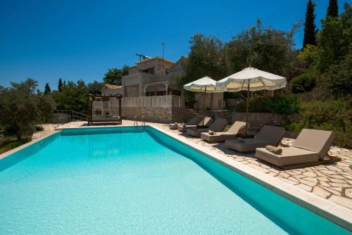 Paxos Villa | Villa Ionia with pool and sea view