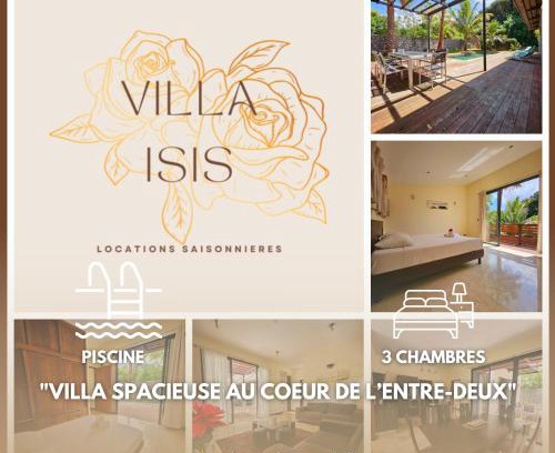Entre-Deux Villa | Villa Isis, avec piscine et une magnifique vue !