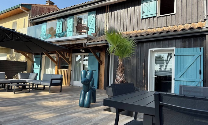 Claouey Villa | VILLA JANE - Breathtaking view of the Arcachon basin