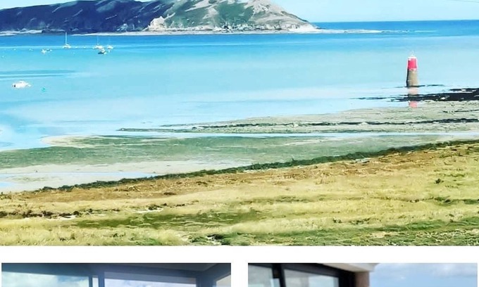 Louannec Villa | Villa L'hermine panoramic sea view, cinema, spa