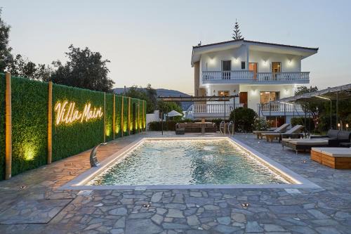 Salamis Villa | Villa Mairi - 2 private pools & Game Room near Athens
