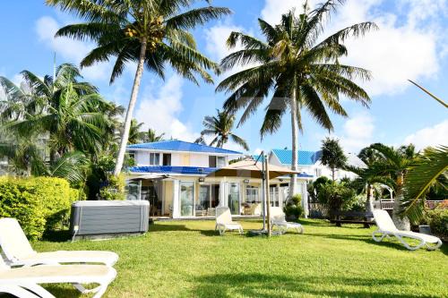 Trou d'Eau Douce House | Villa Maya oceanfront with pool, jaccuzzi, wifi, jets in bathroom