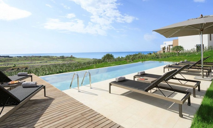 Sciacca Villa | Villa Mediterranea, a beautiful and charming four-bedroom villa with private pool and stunning v...