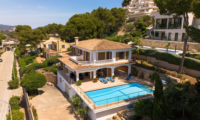 Santa Ponsa Villa | Villa Monsita with swimming pool and panoramic sea views in Nova Santa Ponsa