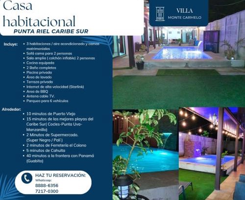 Cahuita Villa | Villa Monte Carmelo