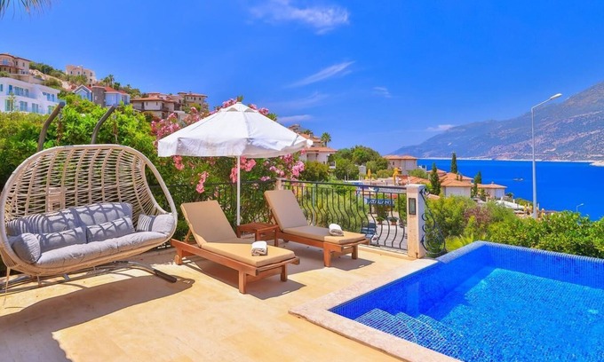 Kas Villa | Villa Nane Amazing Sea view