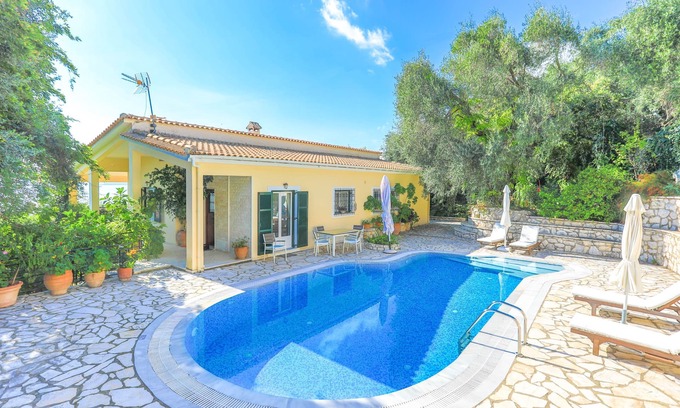 Nisaki Villa | Villa Natasha:Superb views, private pool and gardens