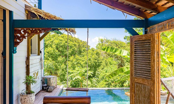 Le Moule Villa | Villa Niaouli zen atmosphere and lush nature