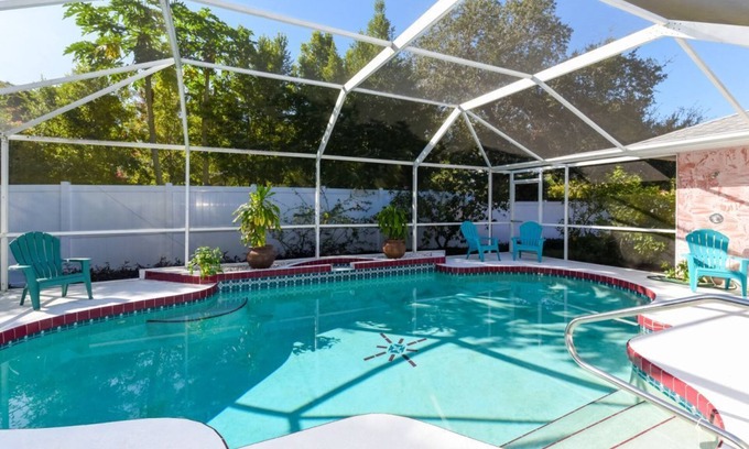 South Venice Villa | Villa, private Pool, 2 Miles from Manasota Beach, fenced Backyard, Pet friendly