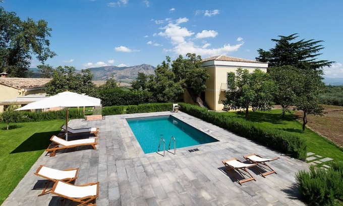 Rovittello Villa | Villa Ravenna - Country house with pool, Etna Area