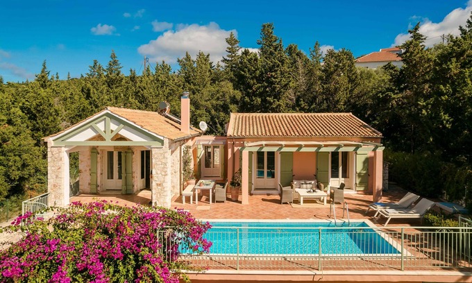 Manganos Villa | Villa Rosepetra in Kefalonia
