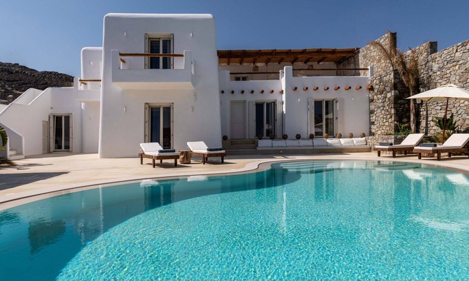 Kanalia House | Villa V Kanalia with Spectacular view of the Little Venice Mykonos
