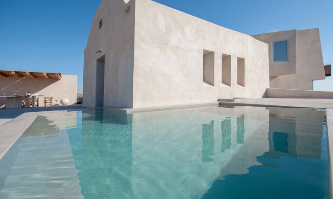 Santorini Villa | Villa Vasilias (16 Guests) - Modern villa with ool in Santorini