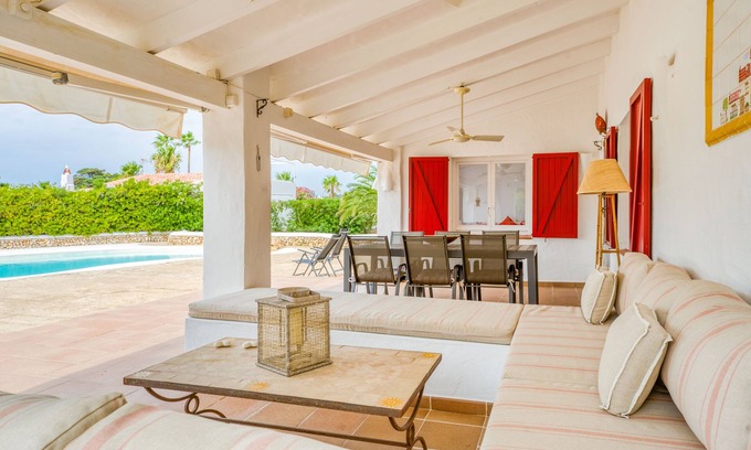 Cap d'en Font Villa | Villa with pool and air conditioning in Cap d´en Font, close to the sea, Menorca