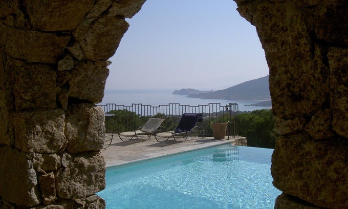 Corbara Villa | Villa with terrace and sea view 7min walk from the beach