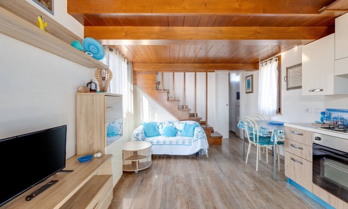 San Giovanni di Sinis Villa | Villino Turchese Beachfront House with Ocean View and Terrace