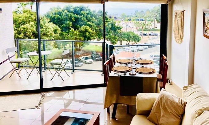 Sant Carles de la Rapita Apartment | Vista Alegre. Views to Port, Park and Beaches