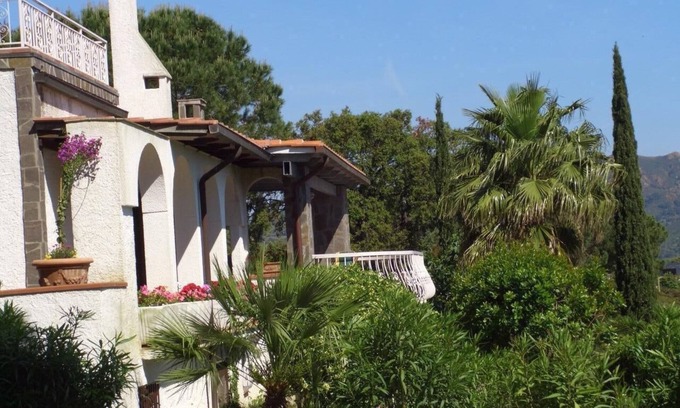 Naregno Villa | Vista Mare with private pool, large 65,000 square meter garden, sea view, close to the beach.
