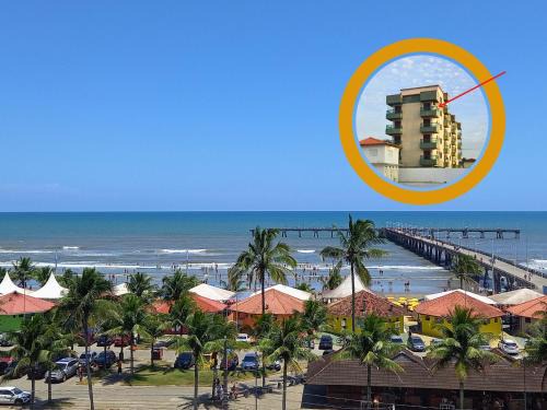 Mongagua Apartment | Vista Privilegiada Plataforma - Ap de Frente Para o Mar