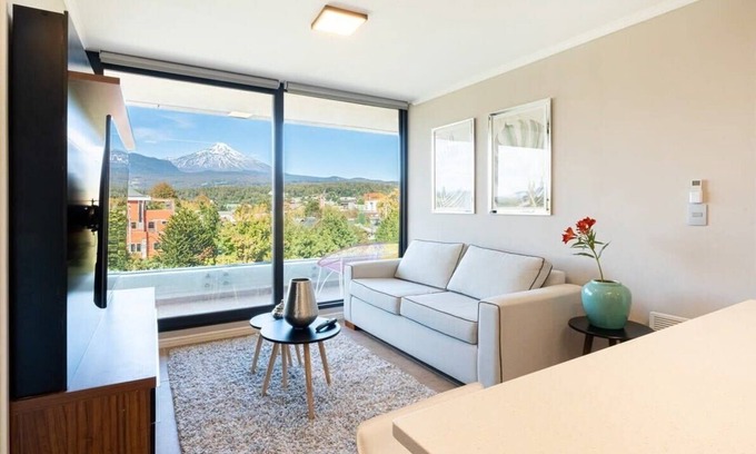 Pucon Apartment | Vista Pucón 2D2B con vista al Volcán