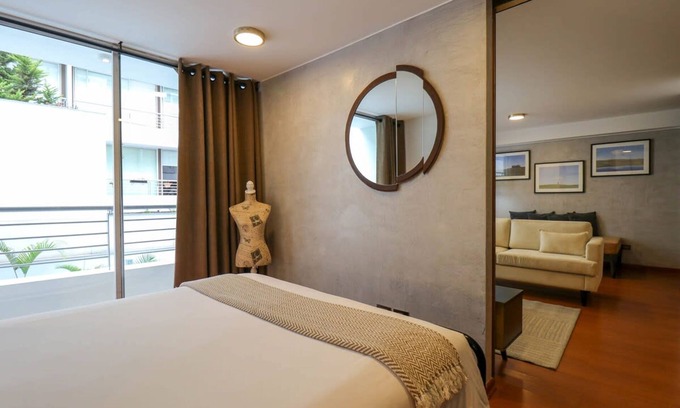 Barranco Apartment | w Art Deco 1BR With Pool View in Barranco