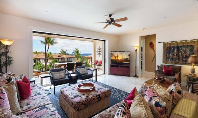 Wailea Condo | Wailea Beach Villas PH209 - 3 Bedroom Garden View Penthouse