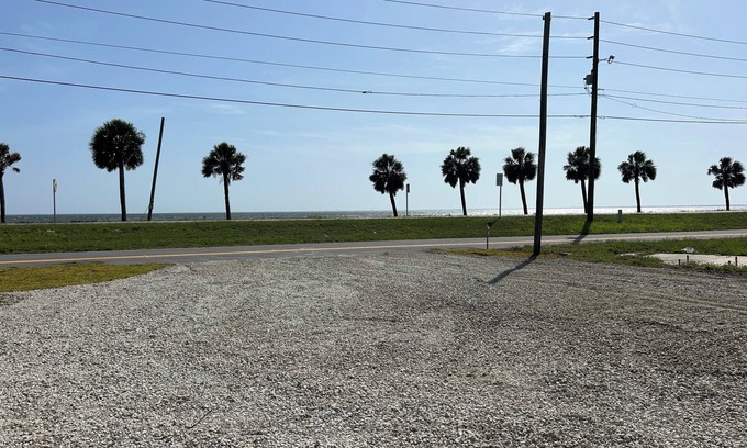 Port St. Joe RV Rental | Walk across the street to put your toes in the sand! Beautiful sunset views!