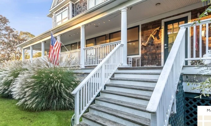 Center Moriches House | Waterfront Boho Beach House, a stone's throw from the Hamptons!n