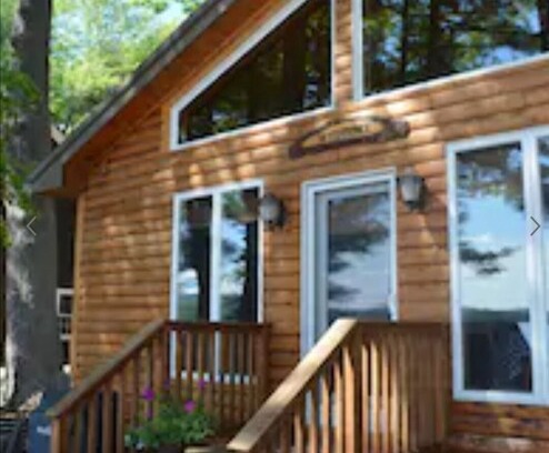 Thompson's Point House | Waterfront cabin with private Sebago Lake Beach