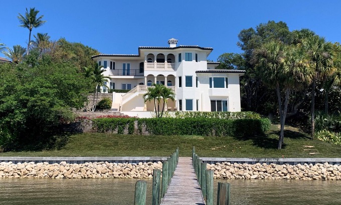 Sewall s Point House | Waterfront French Riviera style home in Southeast Florida