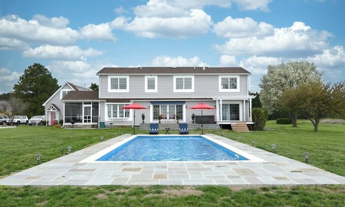 Tilghman House | Waterfront Home with a Pool Perfect for Families