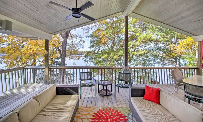 Monticello House | Waterfront Home w/ Deck: Enjoy Peace & Relaxation!