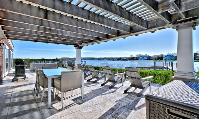 Center Moriches House | Waterfront Property With Stunning Sunset Views