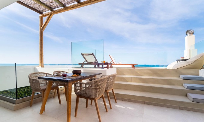 Kokkini Chani House | Wave, an Idyllic Seafront Suite by Nirousuites