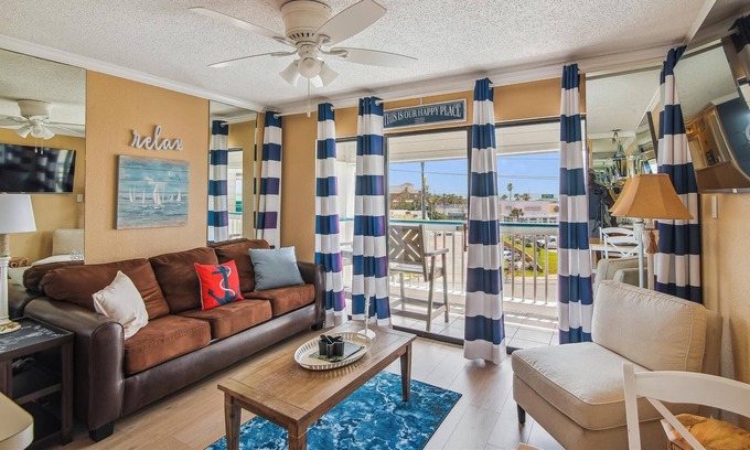 Galveston Condo | Welcome Aboard | Fantastic Views from Balcony