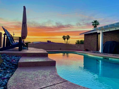 Lake Havasu City House | Welcome to Casa Azul Havasu, Resort Style Backyard with Pool Spa