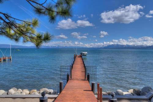 Tahoe City House | Whispering Pines by Tahoe Getaways - Lakefront w Private Pier, Buoy w Pool Table & Fireplace