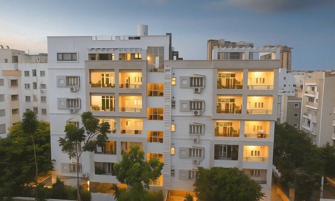Gachibowli Apartment | White Fern Stays